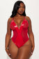 Your favorite vinyl crotchless teddy