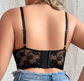 Romance lace harness bra