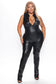 Better with you leather jumpsuit