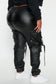 Black rebel jogger cargo pant