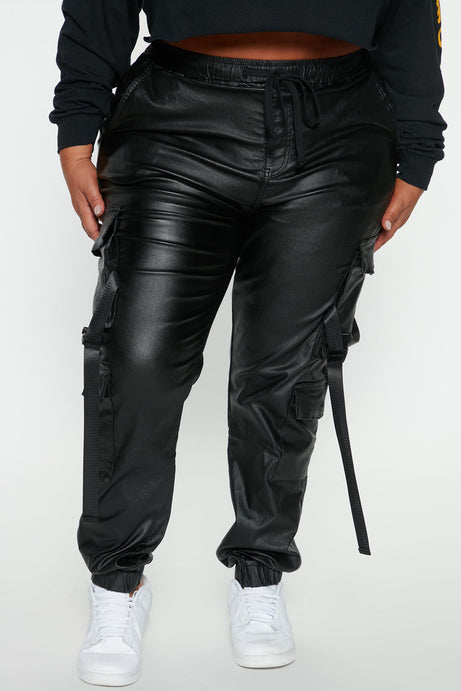 Black rebel jogger cargo pant