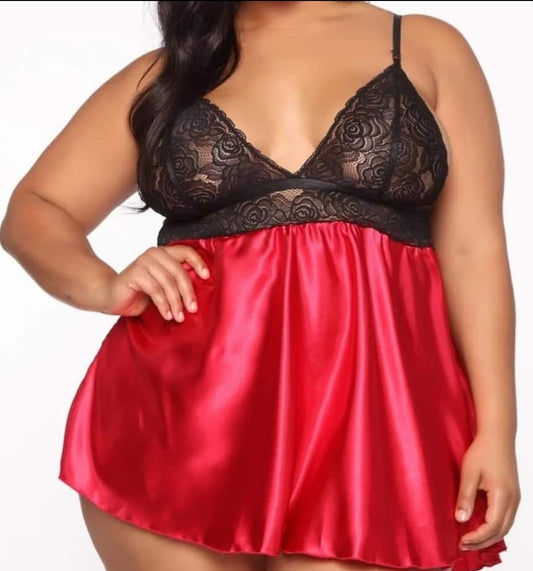 Red Seduce Babydoll